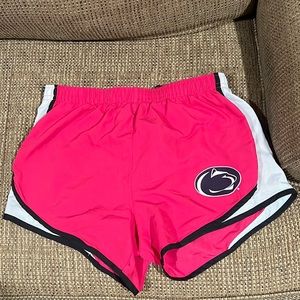 Pink PSU shorts